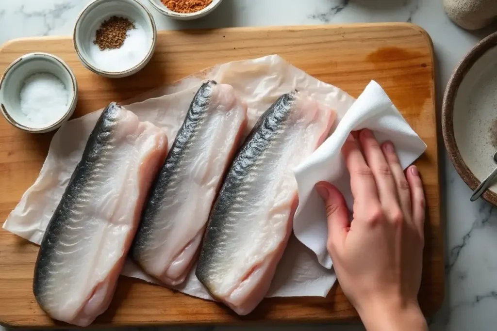 Ingredient preparation for black cod sablefish recipes