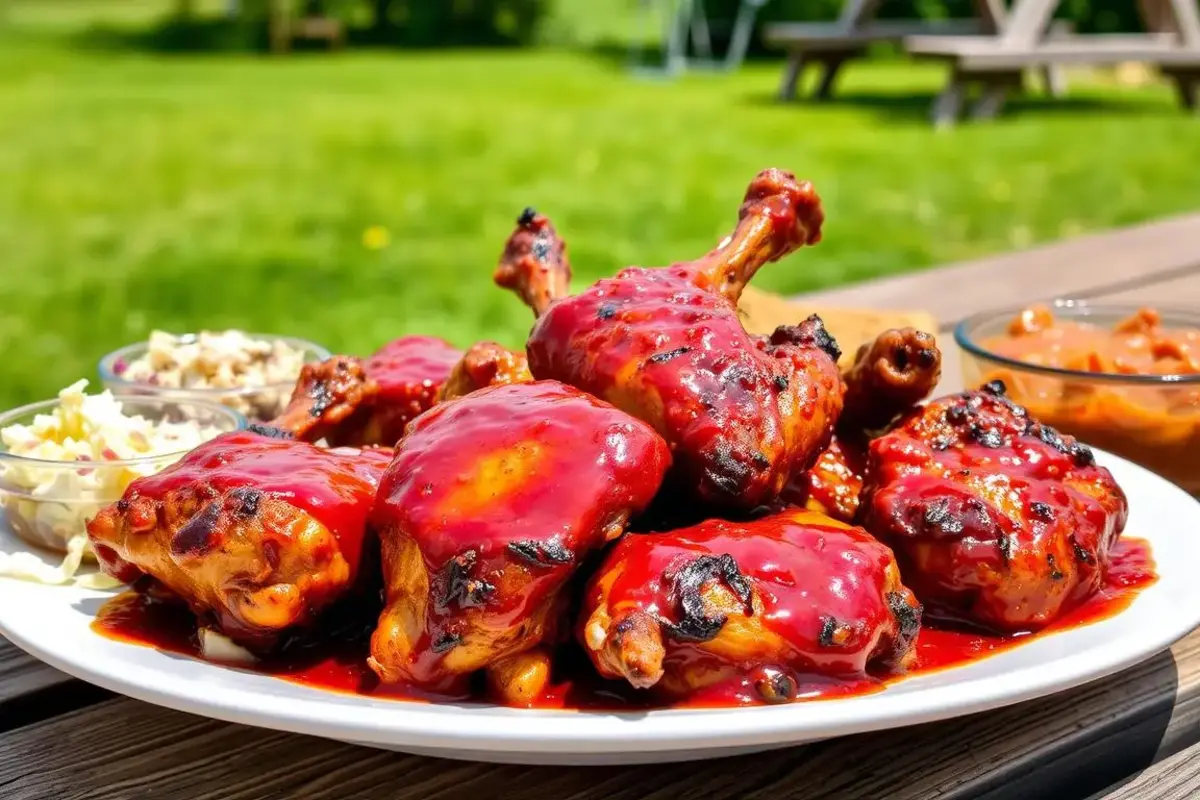 Delmarva BBQ chicken with jalapeno sauce - jalapeno chicken recipe