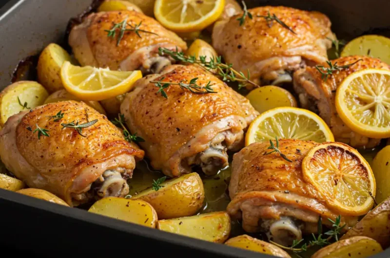 Greek Lemon Chicken with Potatoes