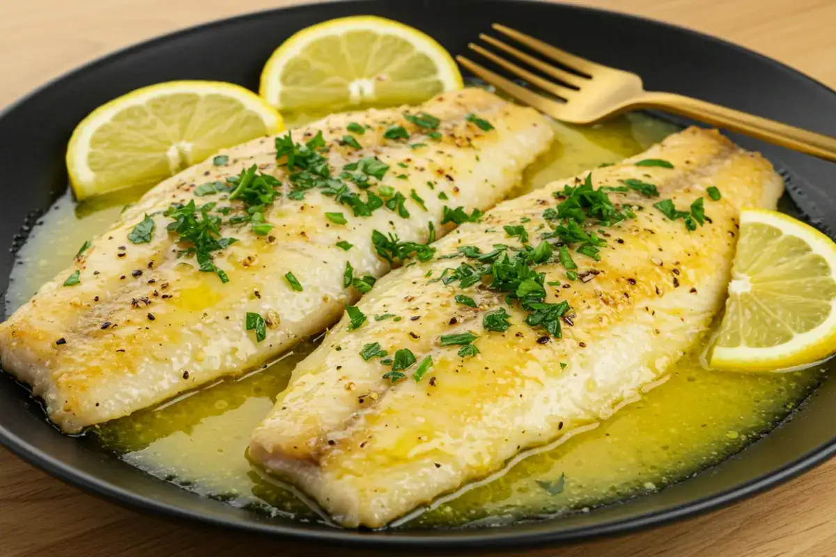 Pan-seared lingcod with brown butter lemon sauce – a delightful ling cod recipe
